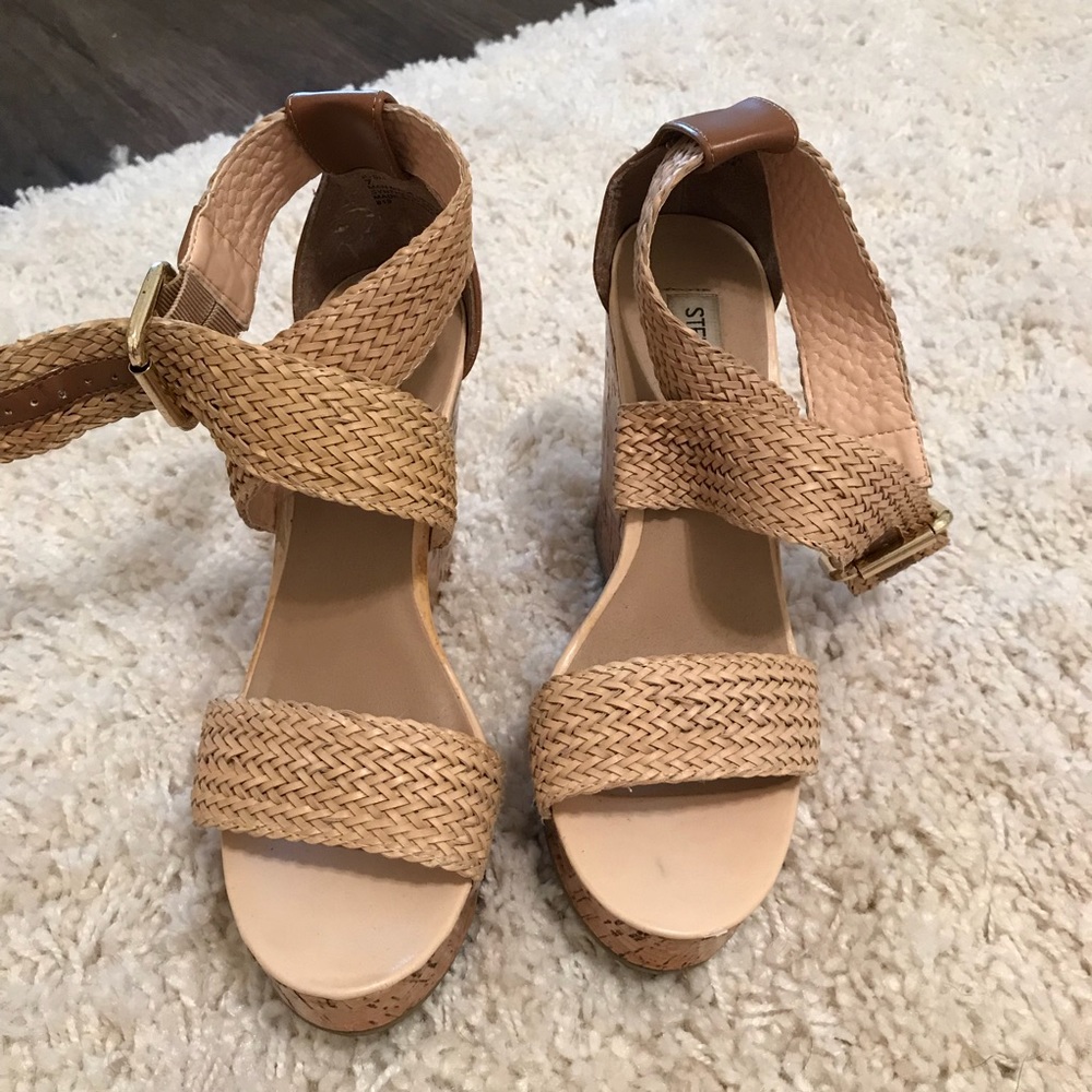 Steve Madden Cork Wedges - Size 7